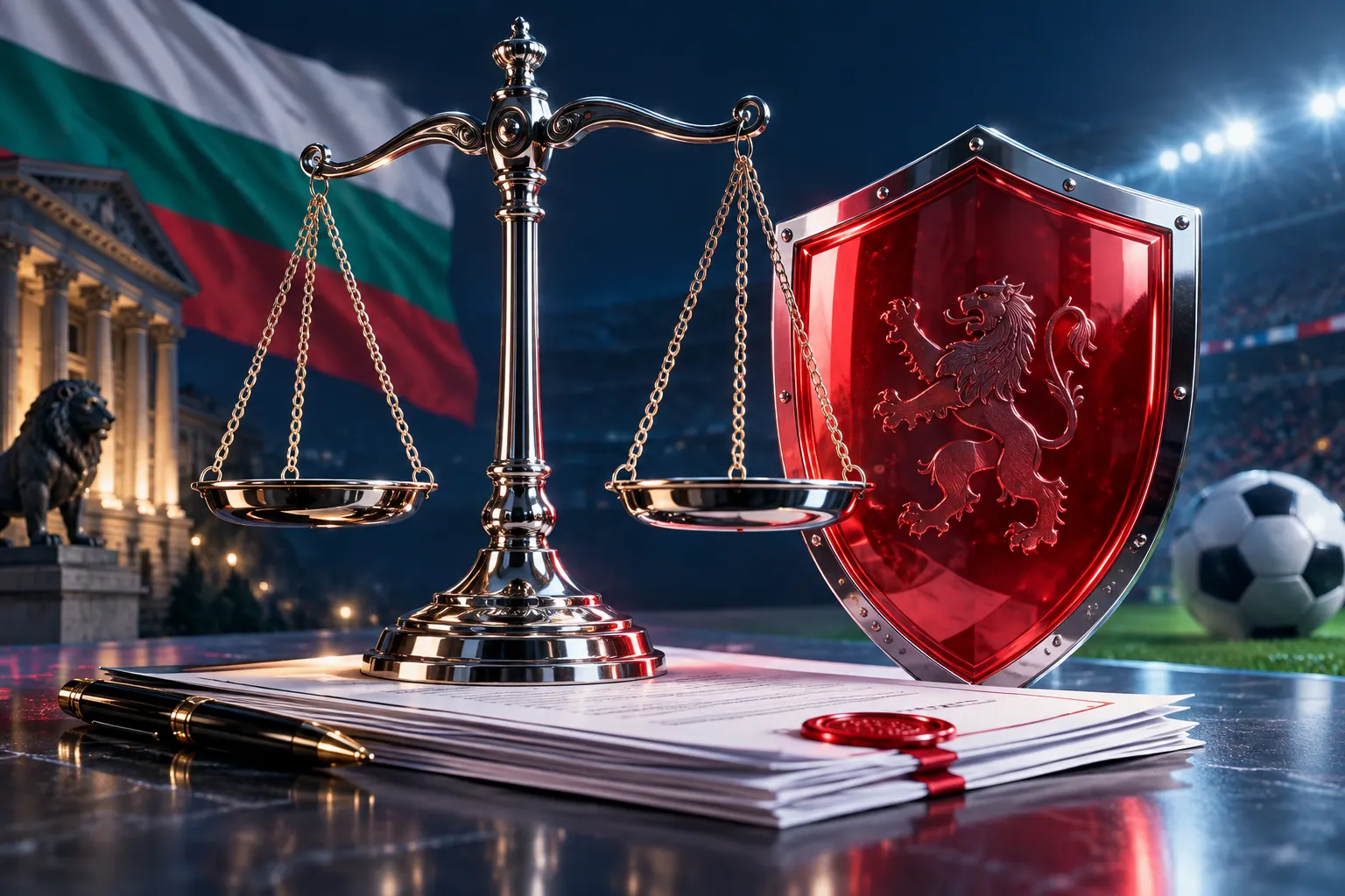 Редакционна илюстрация: Закони и лицензи при онлайн залагането